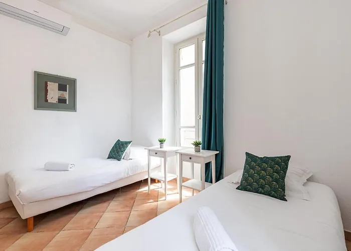 Large 2 Bdr Downtown - Ac & Terrace * نيس
